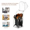 Organizador De Brochas De Maquillaje Acrílico Transparente P