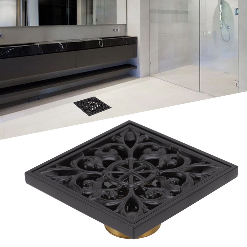 Floor Drain Bathroom Odor Proof Square Floor Drain Stainless Steel