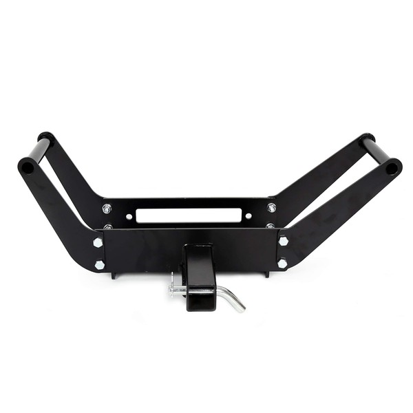 ECOTRIC 10x 4 1/2 Cradle Winch Mount Mounting Plate 8000-13,000 Lb Capacity Winch Mounting Hitch Receiver Recovery Winches Foldable
