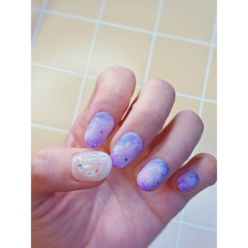 [Janef] Janef Nail Tips Mysterious Make the Milky Way All-Suzero