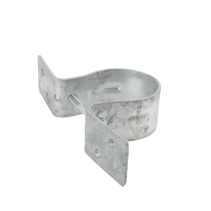 2 3/8" Galvanized Steel Pipe Grip Fence Brackets (Pack of