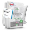 Welldora Set of 2 premium mite cover pillows, 40 x