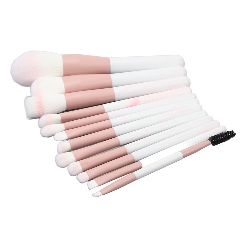 12Pcs Makeup Brushes Set Synthetic Cosmetic Brush Artificial Fiber Soft
