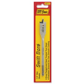 IVY Classic 10711 11/16 x 6-Inch Swift Bore® Wood Spade Bit, High-Carbon Steel, 1/Card
