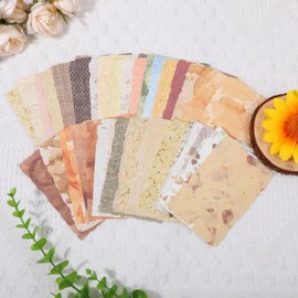 168 Sheets Textured Scrapbook Paper,6 Pack Vintage Scrapbook Supplies Paper for Scrapbooking Planner Bullet Junk Journal Supplies Mixed Collage Background (Two Size)