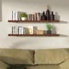 CONSDAN Floating Shelves, USA Grown Hardwood, Wall Shelves for Bedroom,