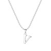 Silver Plated Initial Necklaces for Women - Silver Letter Necklaces