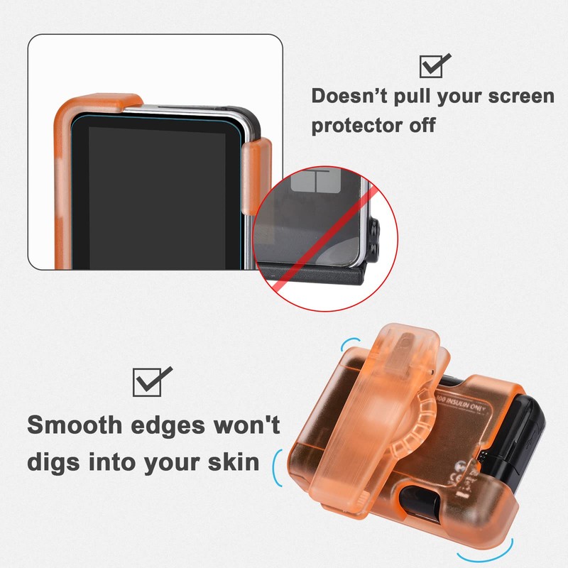 iGuerburn-(Actualización) Estuche de bomba tSlim X2 con clip giratorio de