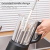 Sponge Bottle Brush Adjustable Long Handle Up to 14.5” 2-Pack
