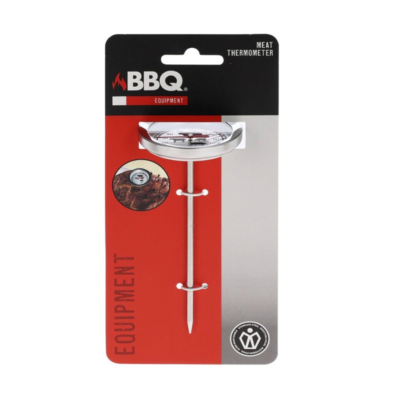 Well Home Meat Thermometer for Grill, Stainless Steel, Diameter 5.4