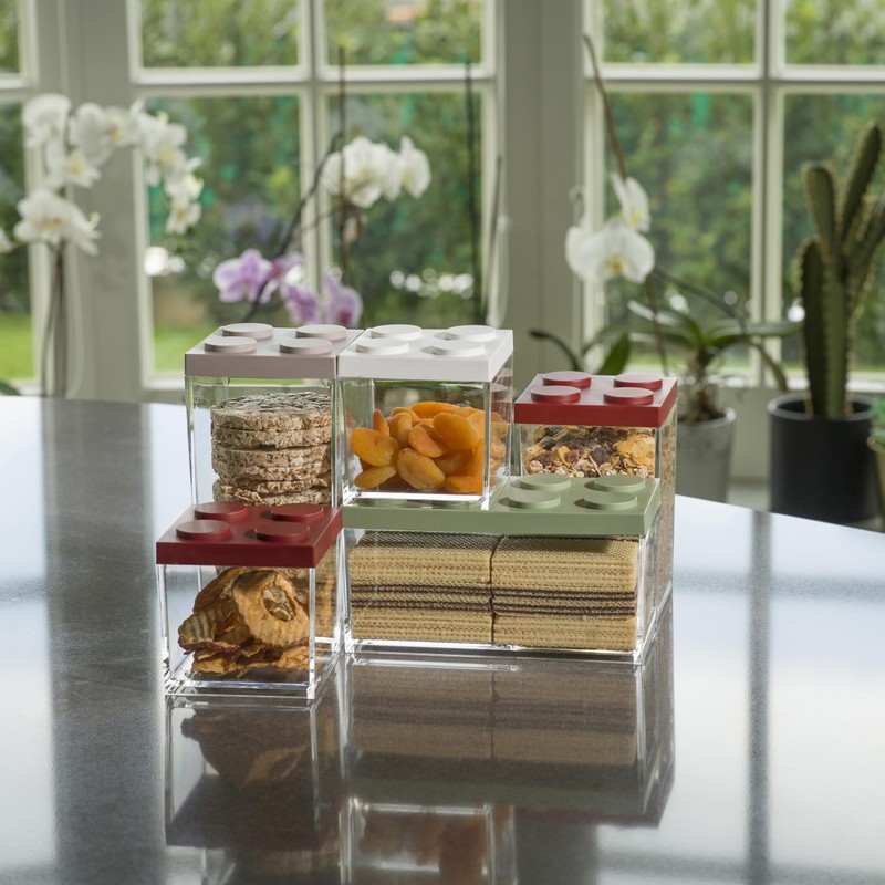 omada Design - 1.5L Rectangular Brick Food Container with Stackable