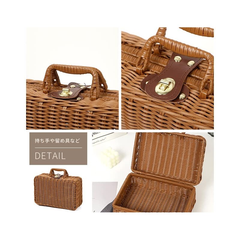 Suitcase Company GPT Basket Bag, Small, Basket, Trunk Type, Picnic,