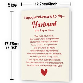 WowBefun Funny Birthday Card & Gifts for Men, Husband, and Him, Happy Anniversary Card & Gifts