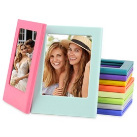 Pack of 10 Magnetic Picture Frames, Colourful Mini Photo Frame, 3 Inch Magnetic Fridge Picture Frame, Mini Magnetic Picture Frame, Creative DIY Photo Frame, for Fridge Desktop