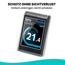 Besudo Protective Case Suitable for Bosch Kiox 300 Display - Transparent Screen Protector for Kiox 300 Against Water, Dust and Scratches - Protective Cover Bicycle Computer Case - E-Bike Accessories