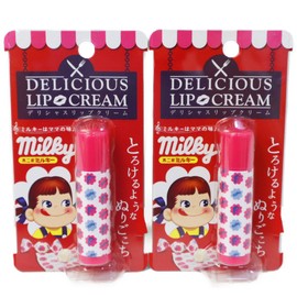 Delicious Lip Cream derisyasurippukuri-mu fjmi/Milk Scented Set of 2 