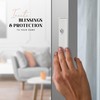 SURI White Modern Mezuzah Case,Self Stick Mezuzah with Scroll for