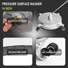 Hourleey 14" Pressure Washer Surface Cleaner, Stainless Steel Surface Cleaner