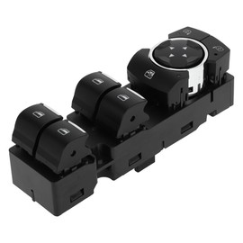 A ABSOPRO Power Window Switch No.GB5Z14529BA Window Control Switch for Ford Explorer Police Interceptor Utility Black