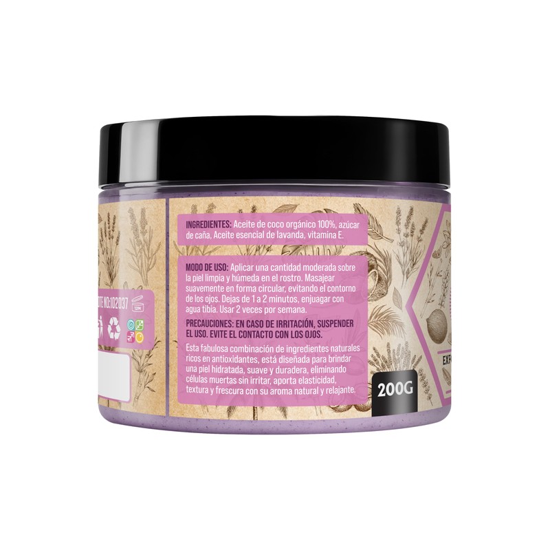 Exfoliante Facial - Natural - Orgánico - Suave - Limpieza