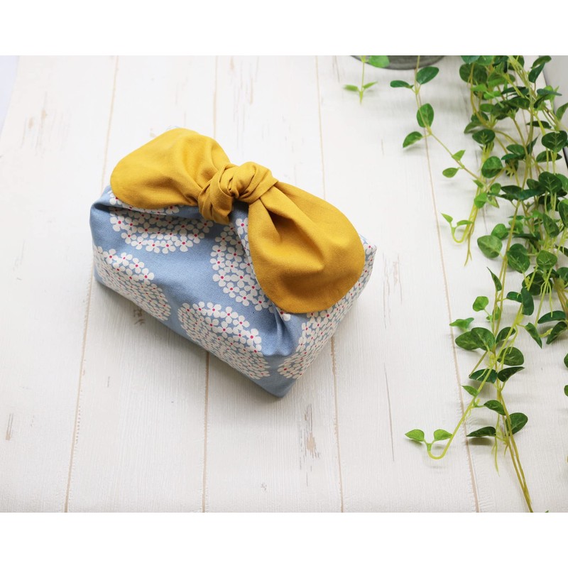 Lunch Bag, Insulated Lunch Bag, No Drawstring, Japanese Pattern, Tie