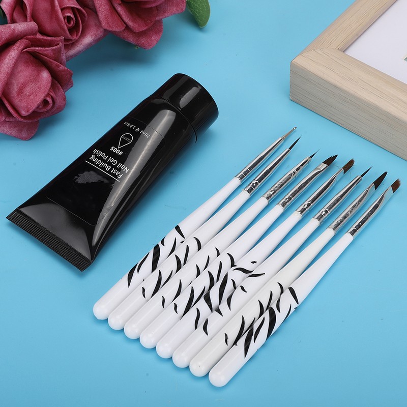 Professional Nail Extension Gel Builder DIY Paper Holder Nail Art