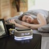 【6-in-1】 Digital Alarm Clock with 15W Fast Wireless Charging, Bluetooth