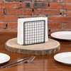 Metal Standing Napkin Holder with Wire Grid Design, Upright Dining