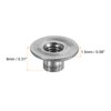 sourcing map M6 T-nuts, 12pcs Carbon Steel Tee Nut Round