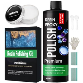 Premium Epoxy Resin Polishing Kit - Epoxy Resin Polishing Compound，for Scratching, Sanding, and Polishing