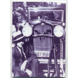 Clyde Barrow  METAL Trading Card - Bank Robber - Murder - Bonnie and Clyde