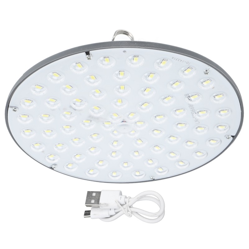 LED Camping Light USB Rechargeable Portable Round Disc Waterproof Hanging