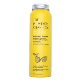The Powder Shampoo - Powder Shampoo Aluminum Bottle Invigorating & Stimulating Shampoo (Thyme & Bergamot) - 2.47 oz
