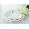 Caspari White Blooms Die-Cut Place Cards - Set of 40