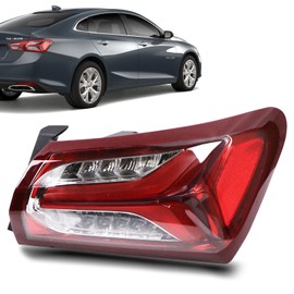 Lochnchn LED Tail Lights Compatible with Chevy Malibu 2019 2020 2021 2022 Outer Rear Taillight Assembly Brake Lamp Right Passenger Side Replace 84595943 GM2805143