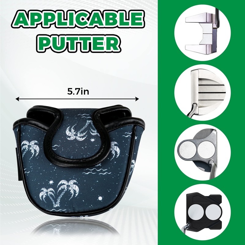 VIXYN Mallet Putter Cover - Cool Putter Cover - Mallet