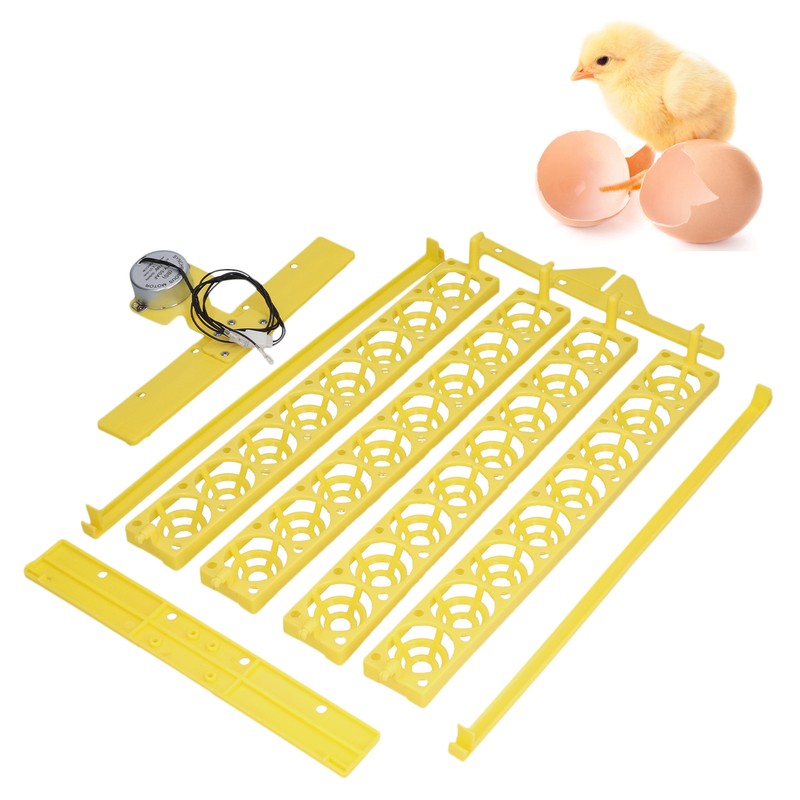 Automatic Egg Turner Convenient 32 Eggs Plastic Tray Turning Hatcher