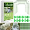 Cludoo 67pcs Garden Mesh Netting Kit,6 Sets Wide Garden Hoops