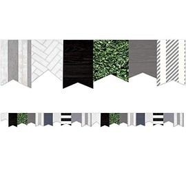 Modern Farmhouse Pennants Die-Cut Border Trim