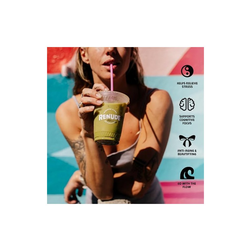 Renude Chaga Matcha - Polvo De Hongo Chaga, Bebida Superalimenticia