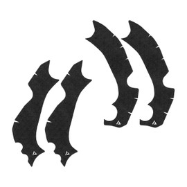 Adrenaline Addicts Kawasaki KX250 KX450 Rubberized Frame Grip Tape/Guards │ (Fits: 2024-2025) (2 Pairs - Black)