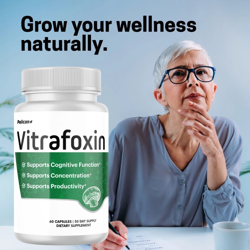 Pelican Vitamins Vitrafoxin- Brain & Immune Support- 2 Bottles- 120