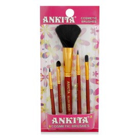 Ankita Set of 5 Cosmetic Brushes | Make Up Brushes | Make Up Brushes Under 200 |