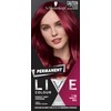 Schwarzkopf LIVE Colour Permanent Hair Colour, 7.98 Violet Red, 115