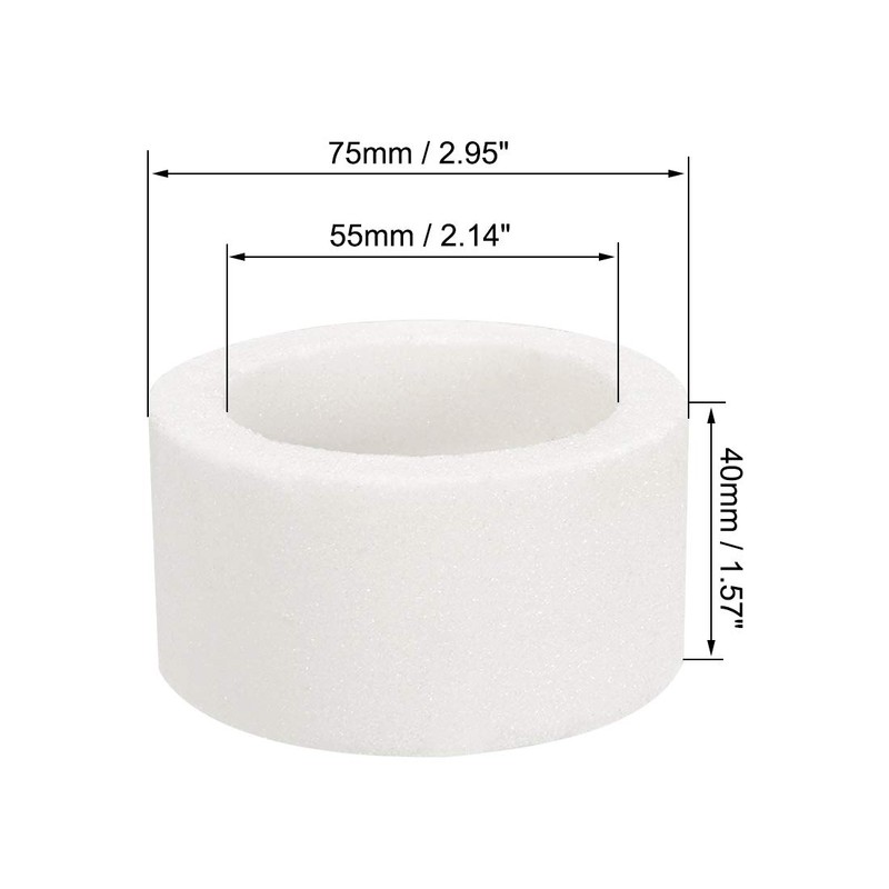 uxcell 3-Inch Grinding Wheel 60 Grits White Aluminum Oxide Cup