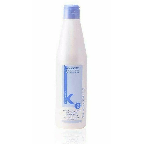 Salerm Keratin Shot 2 Straightening Cream 17.3 oz / 500 ml Big sale
