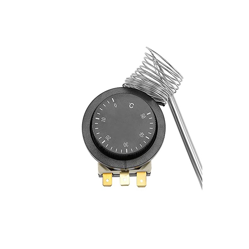 sourcing map 1NO 1NC 250/380V 16(2) A 0-50C Temperature Control