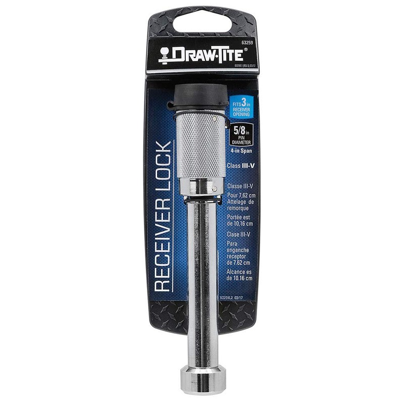 Reese 63259 Dogbone-Style Class V Receiver Lock with Sleeve -