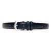 KIETH KE21463-29 Men's Business Belt, Genuine Leather, Navy, Smooth Leather,