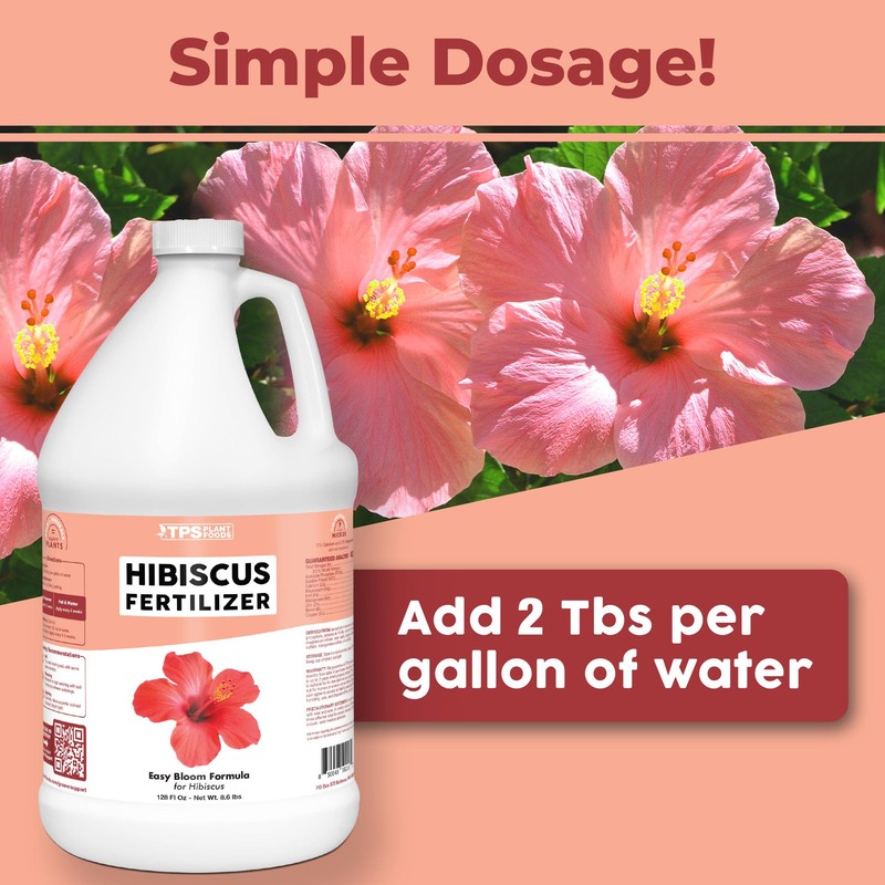 Hibiscus Fertilizer for Tropical and Flowering Plants, Liquid Plant Food,